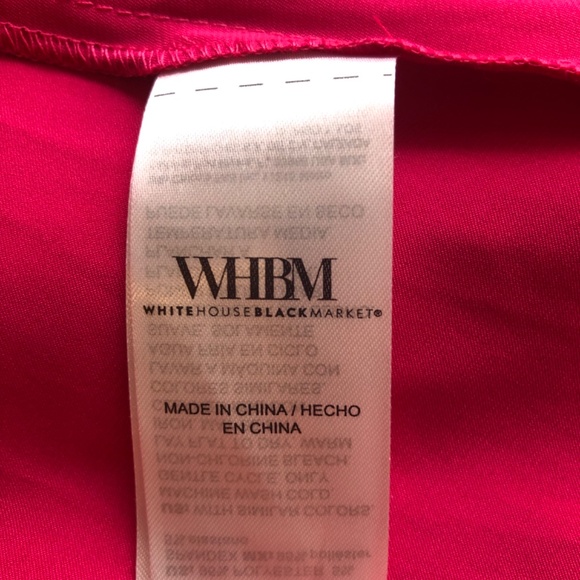 WHBM Long Sleeve Satin Wrap Mini Dress size 4 - Picture 9 of 12